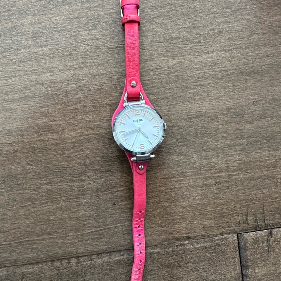 Lot of 3 Women’s Fossil Leather Watches - Picture 5 of 10